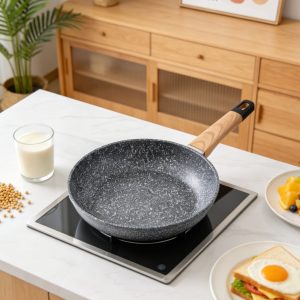 Set of pots with a ceramic-marble non-stick coating, 4pieces,rg-2008